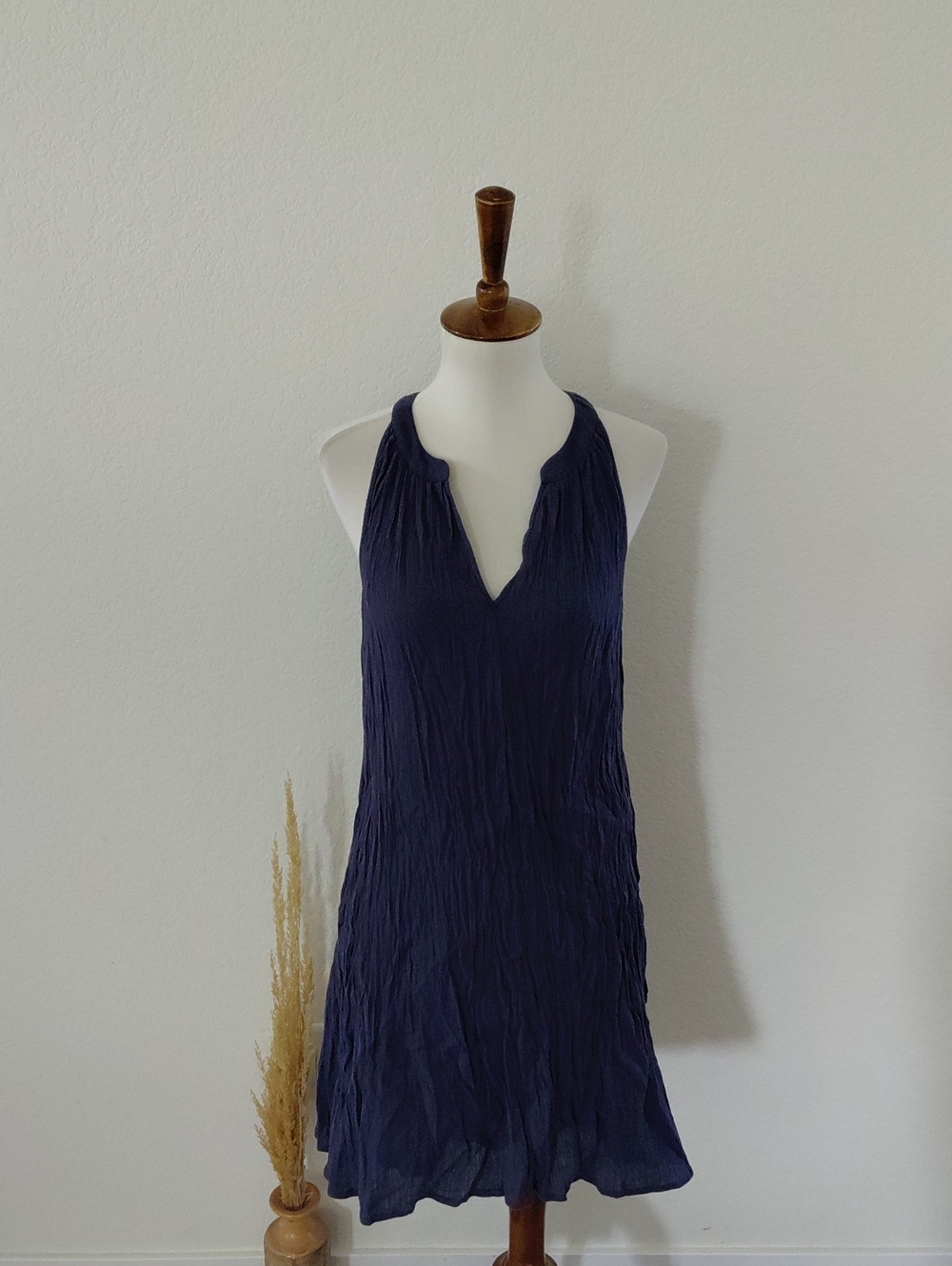 Garnet Hill Organic Cotton Sleeveless Mini Dress